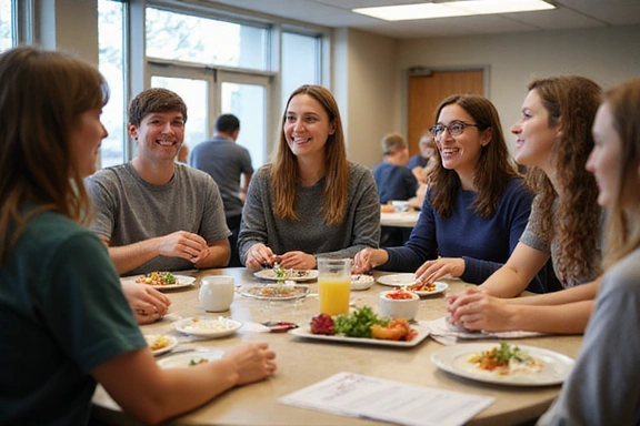 Immagine di un gruppo che partecipa a un workshop sulla nutrizione